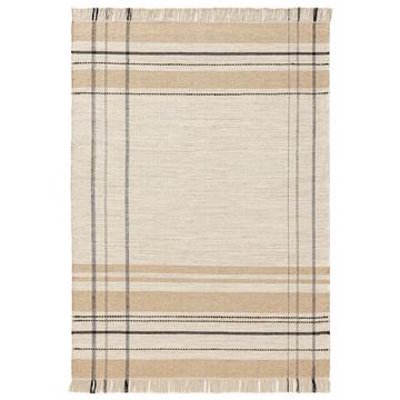 Tapis de laine Bahati Beige