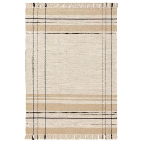 Benuta Tapis de laine Bahati Beige  