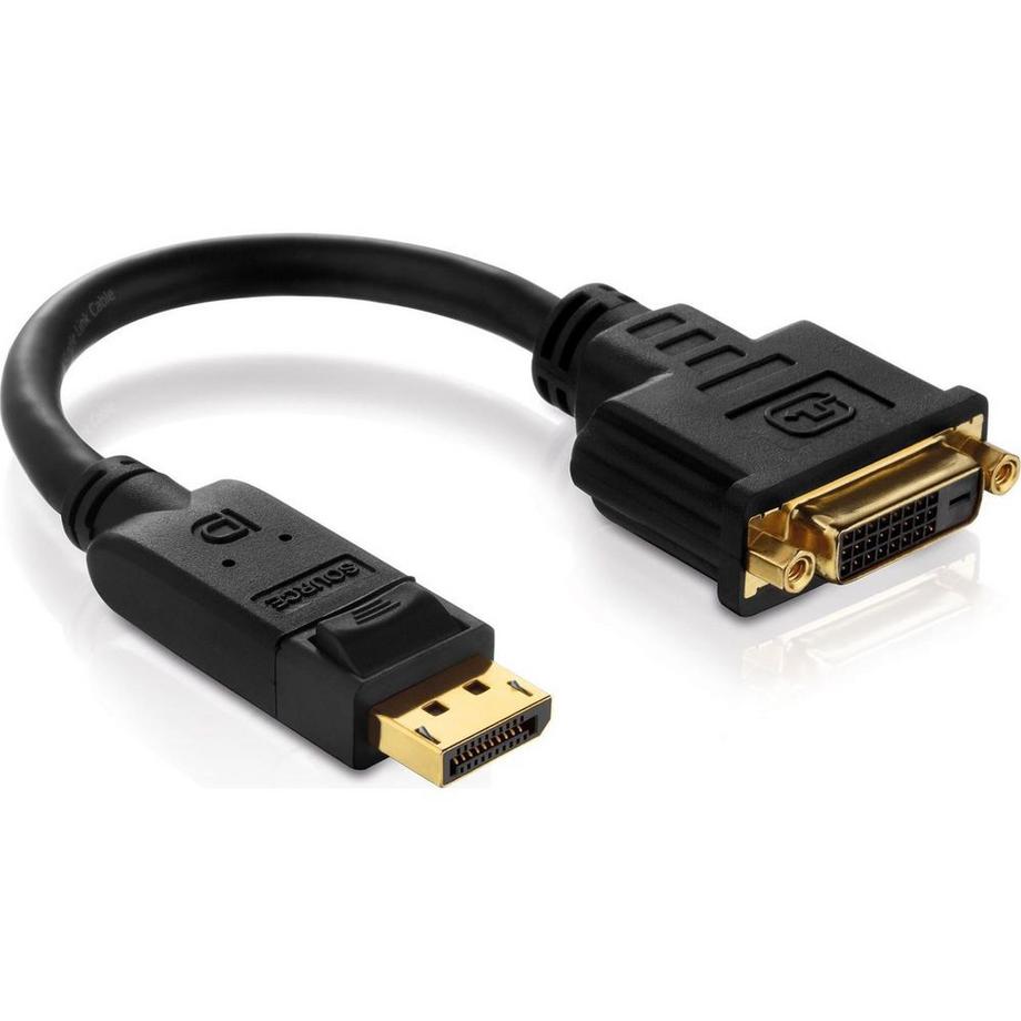 PureLink  PureLink PI170 cavo e adattatore video 0,1 m DisplayPort DVI-D Nero 