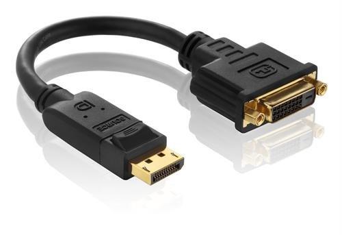 PureLink  PureLink PI170 câble vidéo et adaptateur 0,1 m DisplayPort DVI-D Noir 