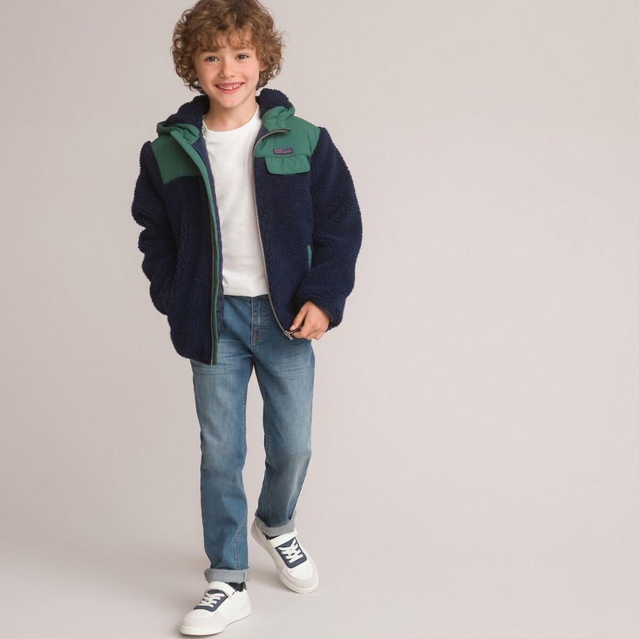 La Redoute Collections  Veste à capuche en sherpa 