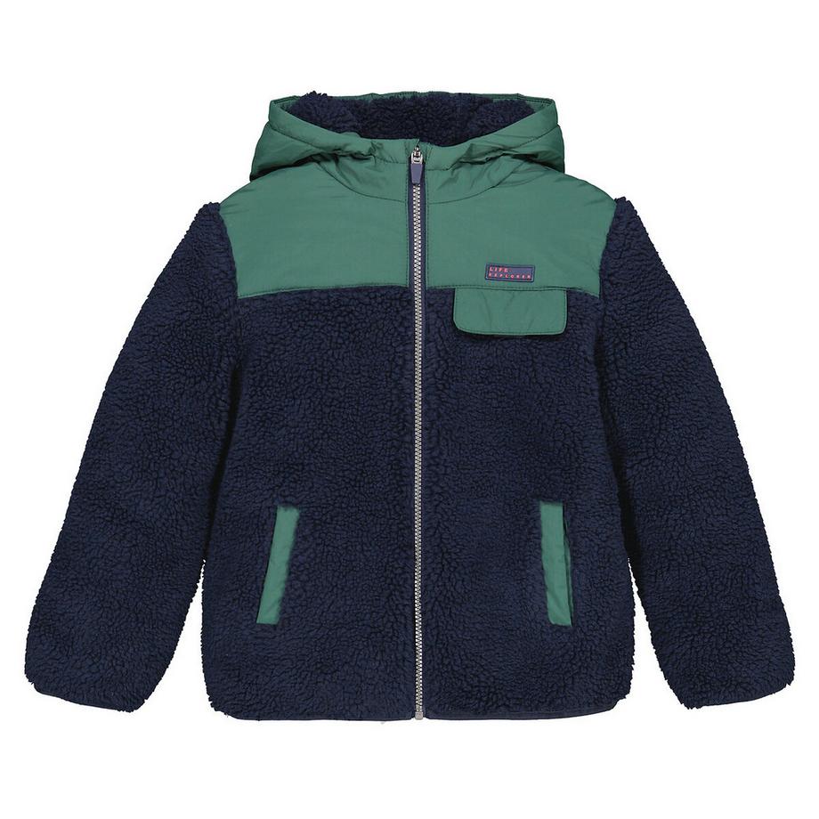 La Redoute Collections  Veste à capuche en sherpa 