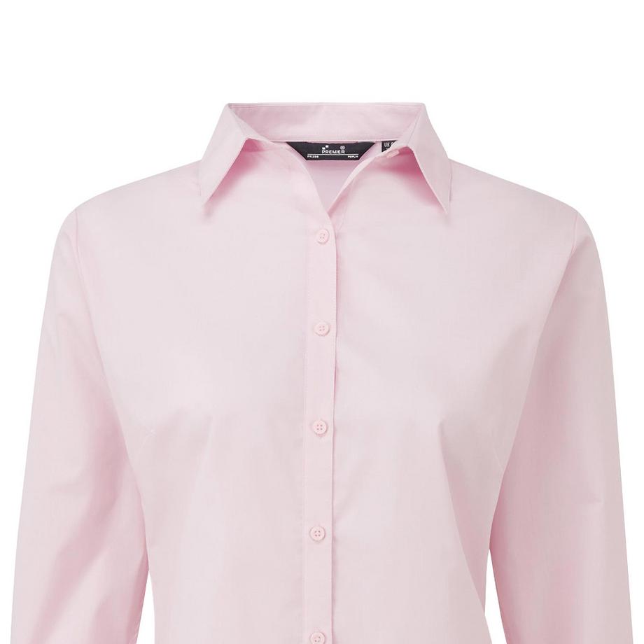 PREMIER Langärmlige Slim Fit Bluse  