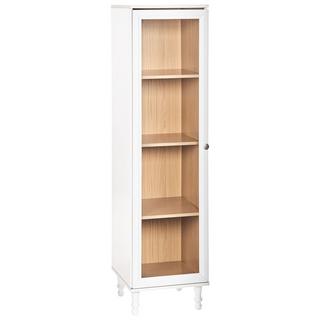 Beliani Armoire vitrine en Panneau de particules de bois Scandinave TINGLEDALE  