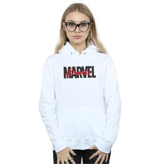 MARVEL  Sweat à capuche RED FONT LOGO 