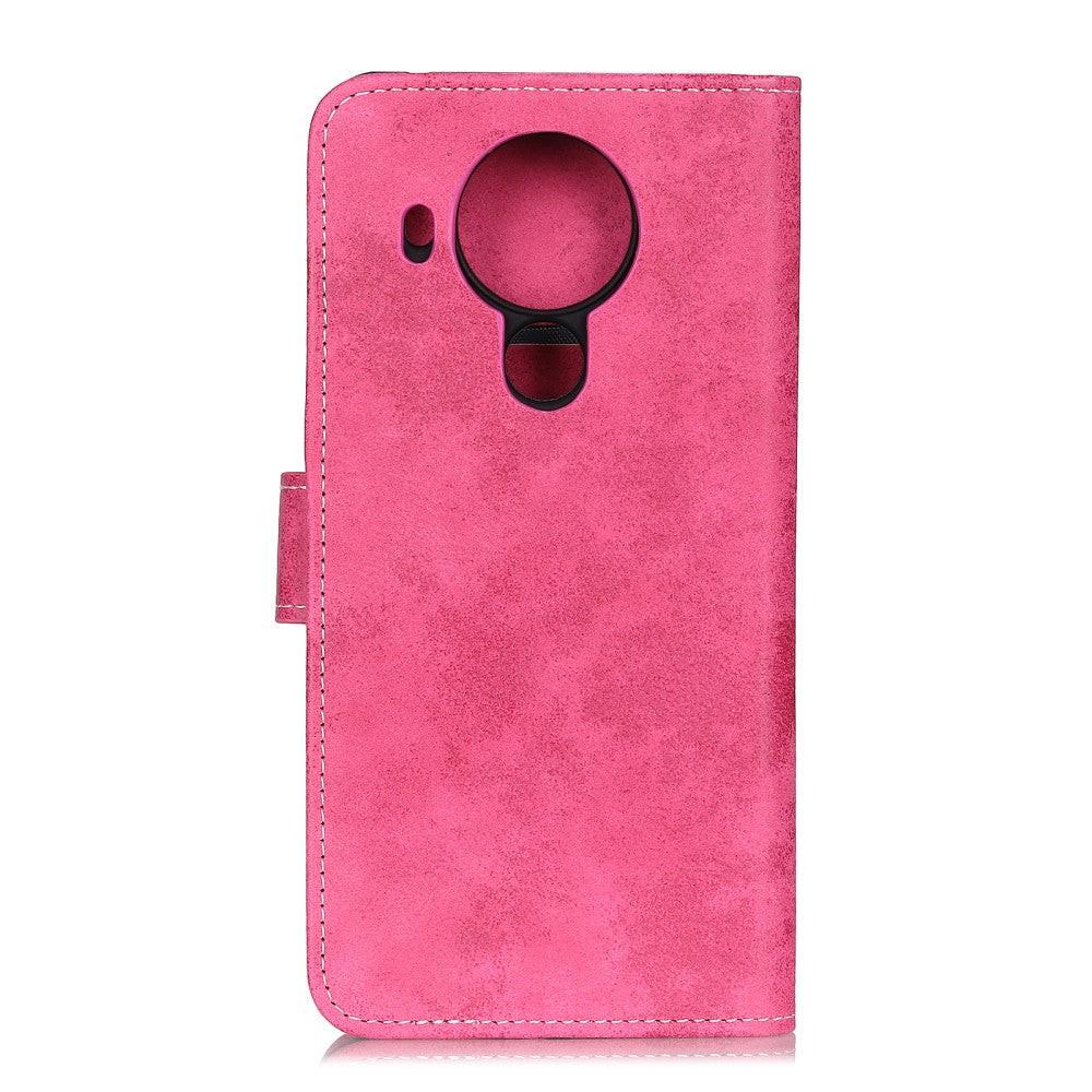 Cover-Discount  Nokia 5.4 - Vintage Etui Wildleder Optik 