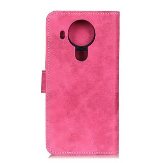 Cover-Discount  Nokia 5.4 - Étui vintage aspect daim gris 