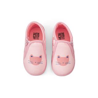 La Redoute Collections  Chaussons zippés imprimé chat 