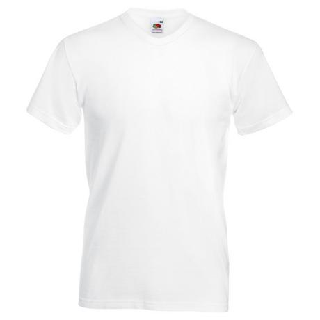 Fruit of the Loom Valueweight V-Ausschnitt Kurzarm T-Shirt  