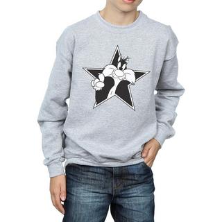 LOONEY TUNES  Sylvester Mono Star Sweatshirt 