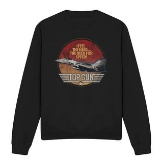 Top Gun Fighter Graphic Print Regular Fit Sweatshirt  