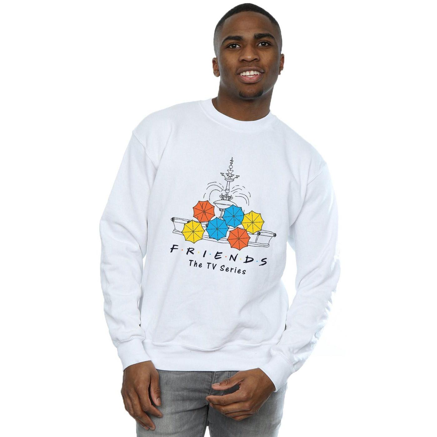 Friends Fountain Umbrellas Sweatshirt  