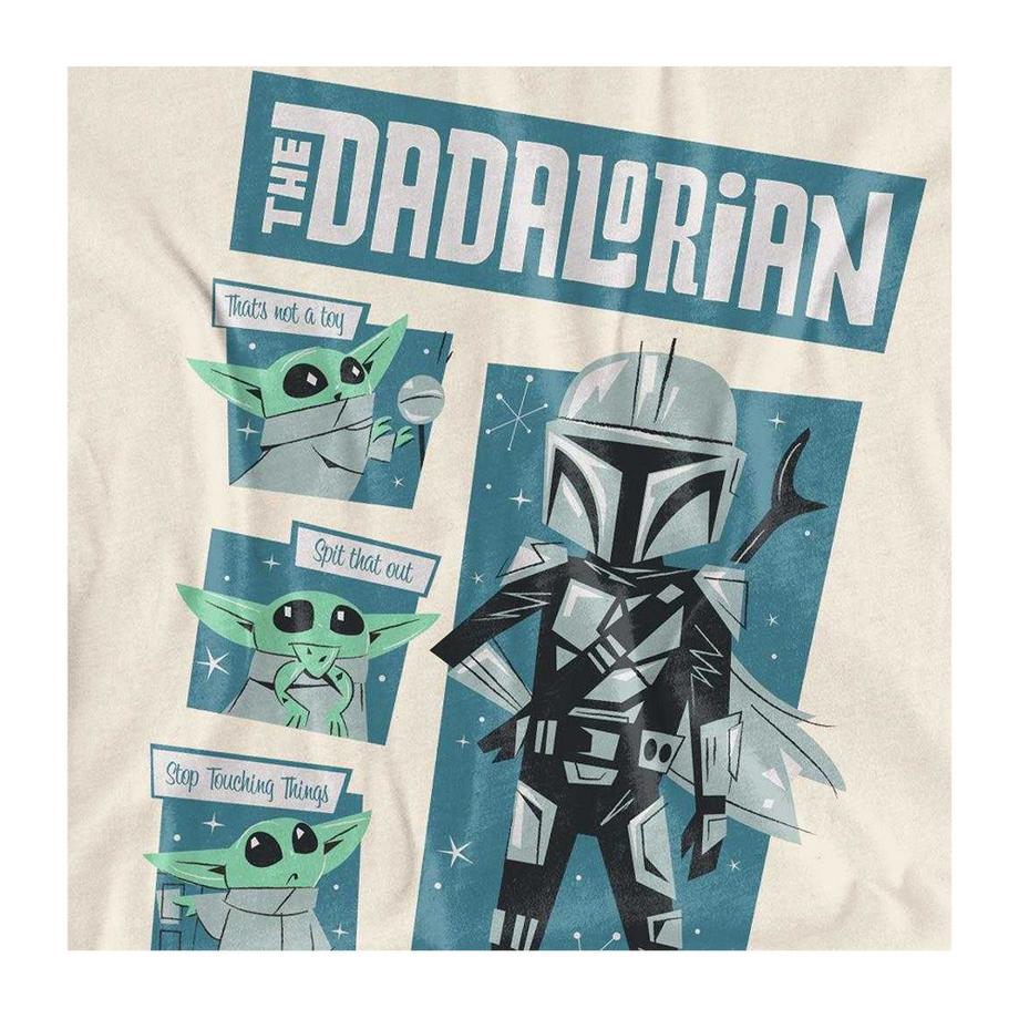 STAR WARS  T-ShirtMotif Grogu Motiftyle Rétro The Dadalorian 