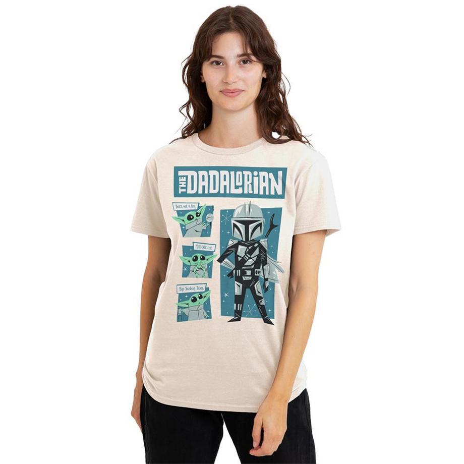 STAR WARS  T-ShirtMotif Grogu Motiftyle Rétro The Dadalorian 