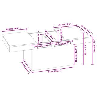 VidaXL Couchtisch holzwerkstoff  