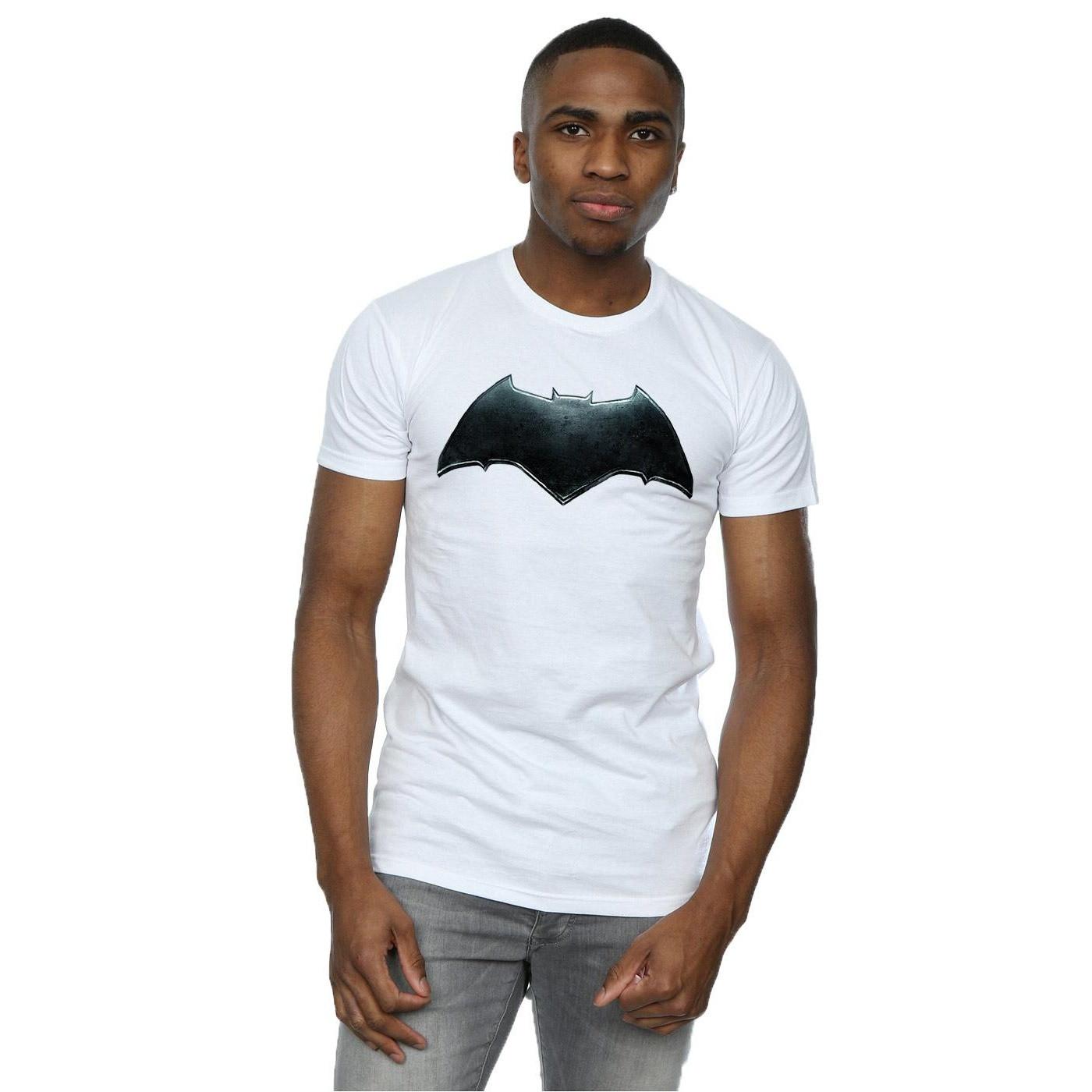 DC COMICS  Justice League Movie Batman Emblem TShirt 