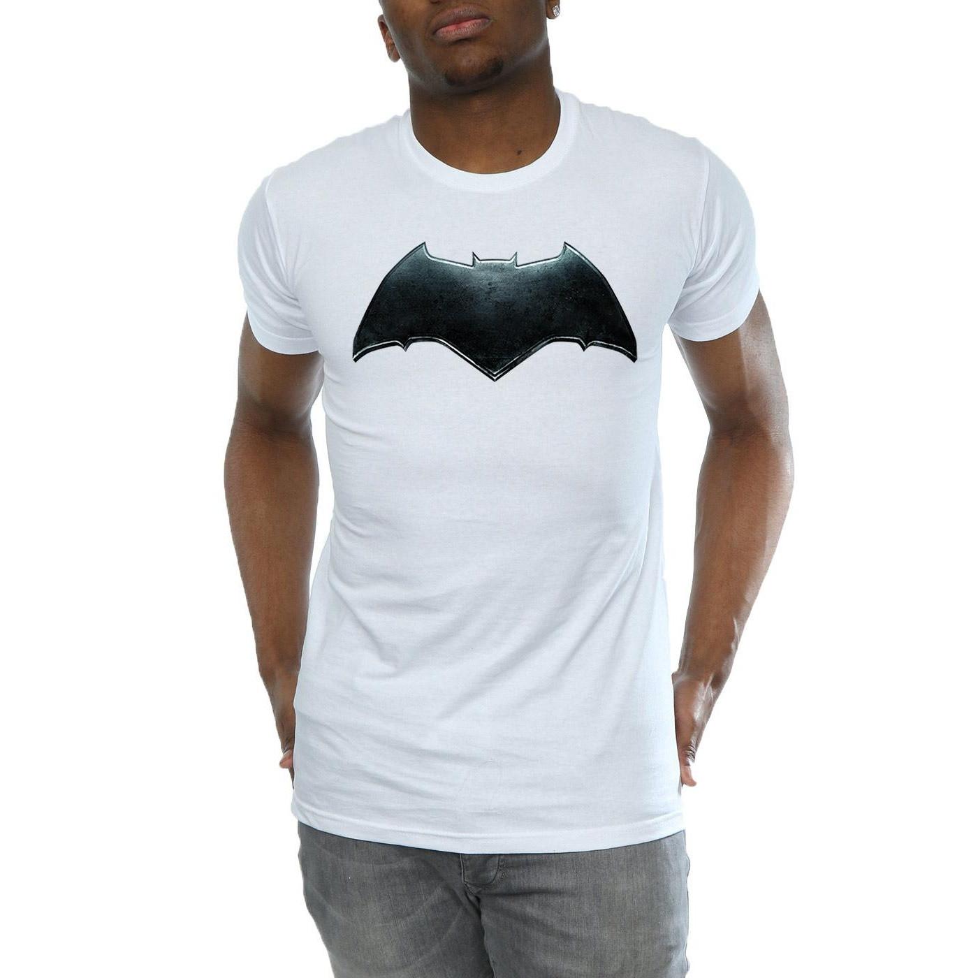 DC COMICS  Justice League Movie Batman Emblem TShirt 