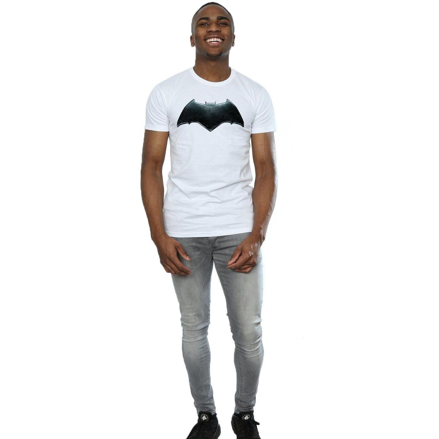 DC COMICS  Justice League Movie Batman Emblem TShirt 