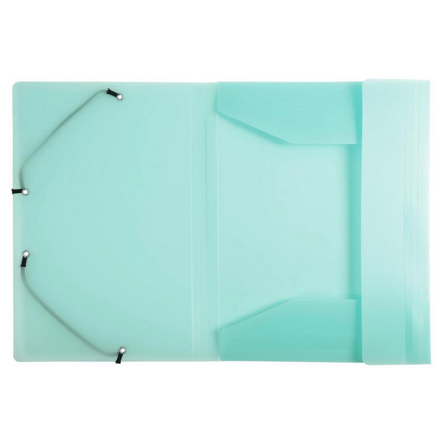 Exacompta Sammelmappe A4 mit Gummizug und 3 Klappen, PP, Chromaline Pastell - x 25  