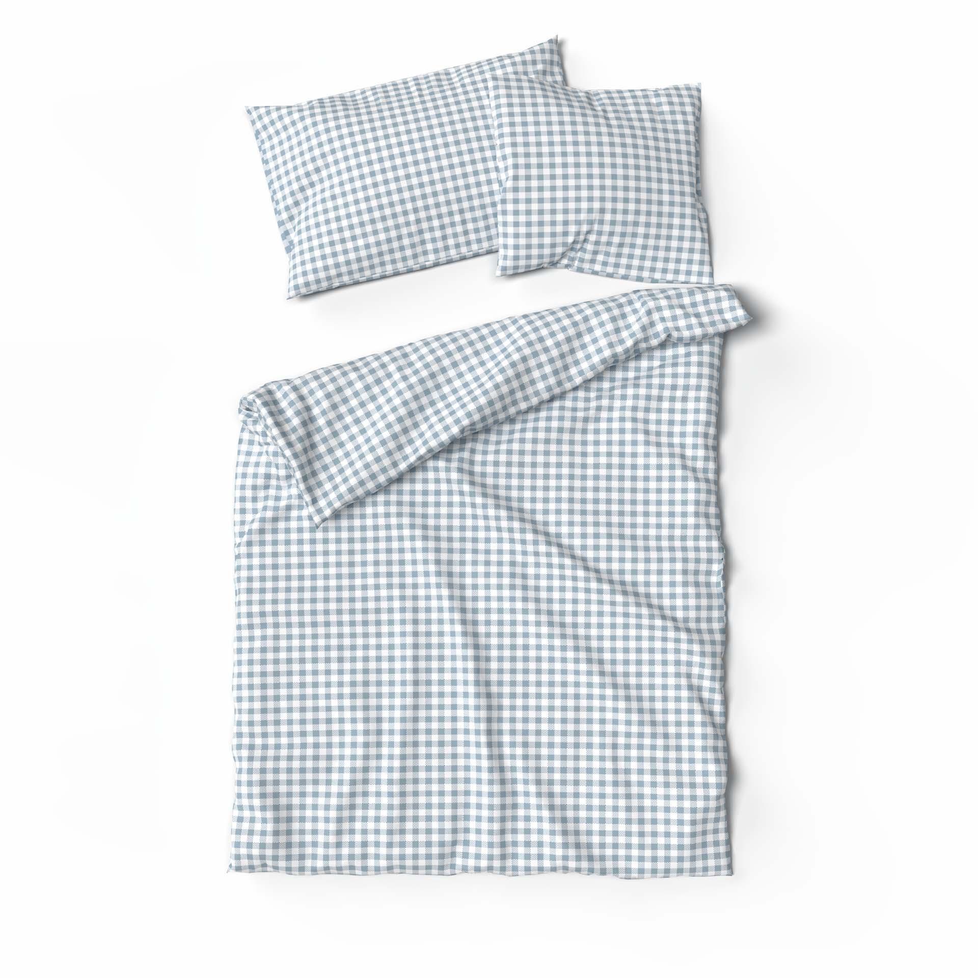 Lotus Bettwaren Lotus Kölsch Renforcé Duvetbezug Rauchblau  