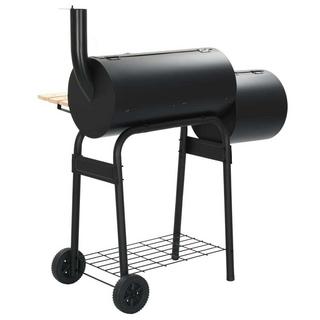 VidaXL Fumoir pour barbecue avec grilles chromées et au charbon de bois  