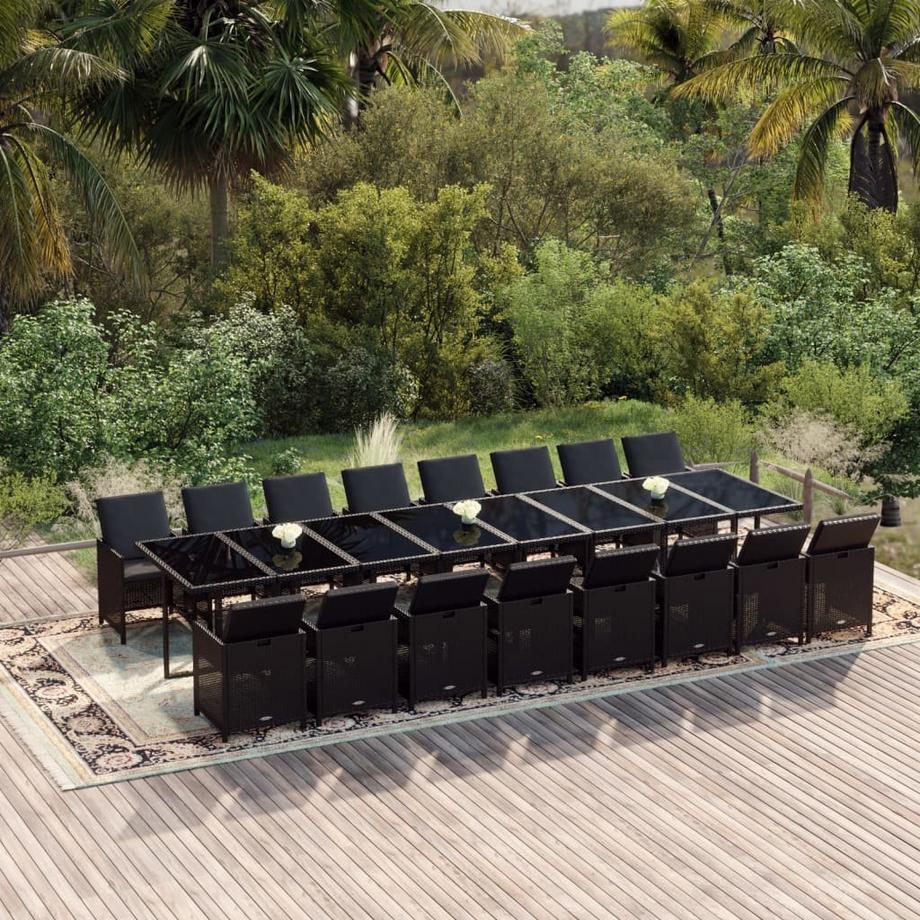 VidaXL set da pranzo da giardino  