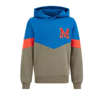 Jungen-Kapuzenpullover Mit Colourblock-Design