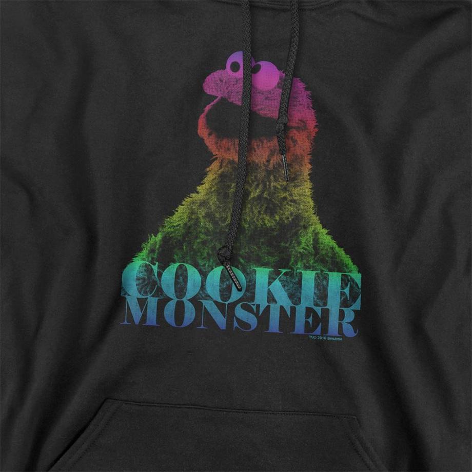 Sesame Street  Sweat à capuche motif Macaron le glouton motiftyle Demi ton 