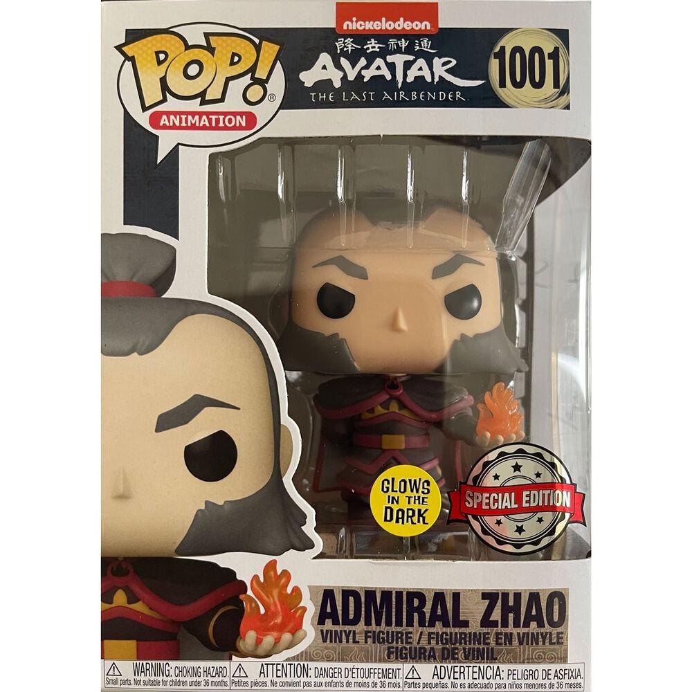 Funko  Figurine POP Avatar Amiral Zhao avec boule de feu Exclusif 
