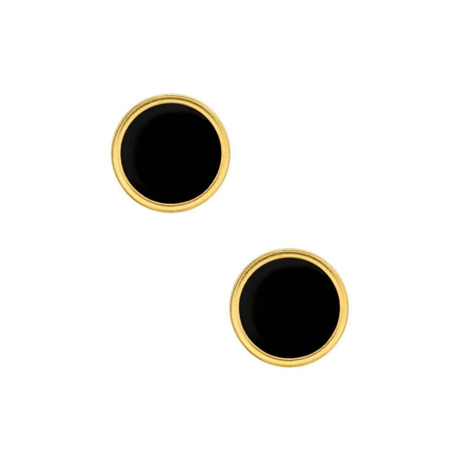 Maxte  Puces d'eilles Rondes  en Acier Chirurgical Poli Miroir 