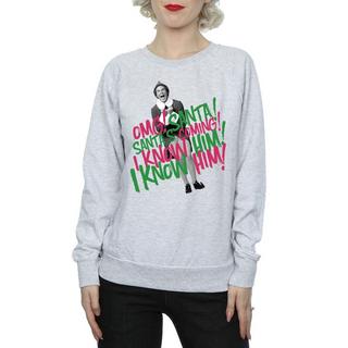 Elf Santa's Coming Sweatshirt Imprimé  