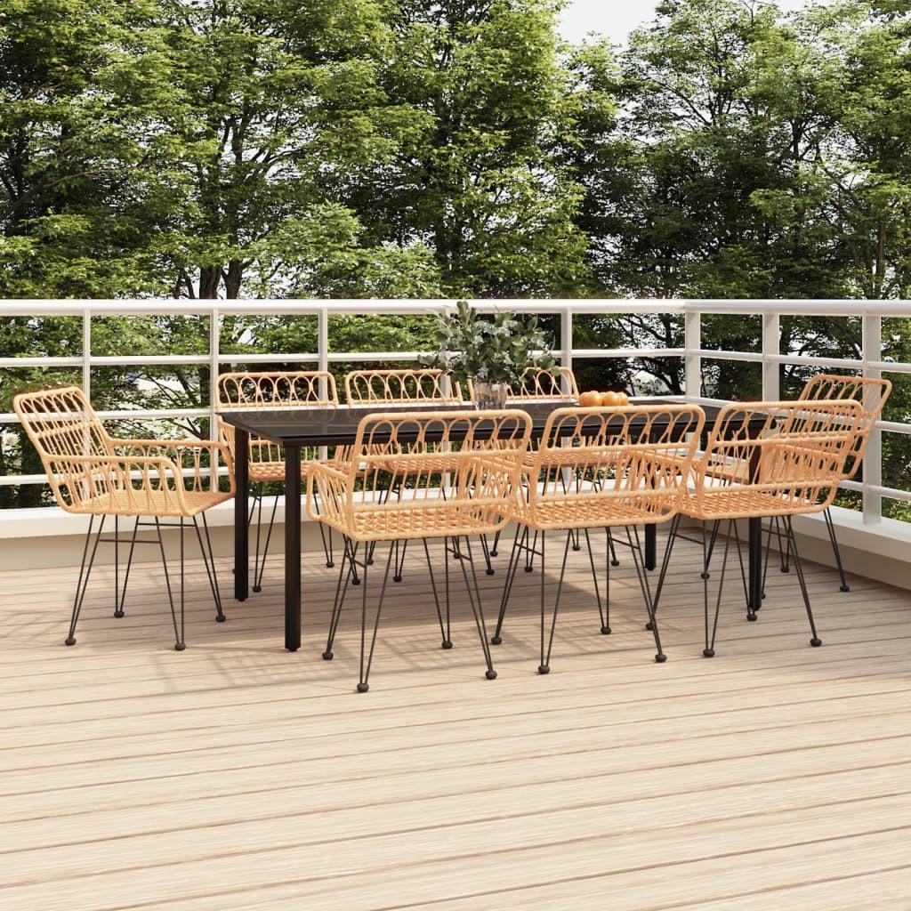VidaXL Garten essgruppe poly-rattan  