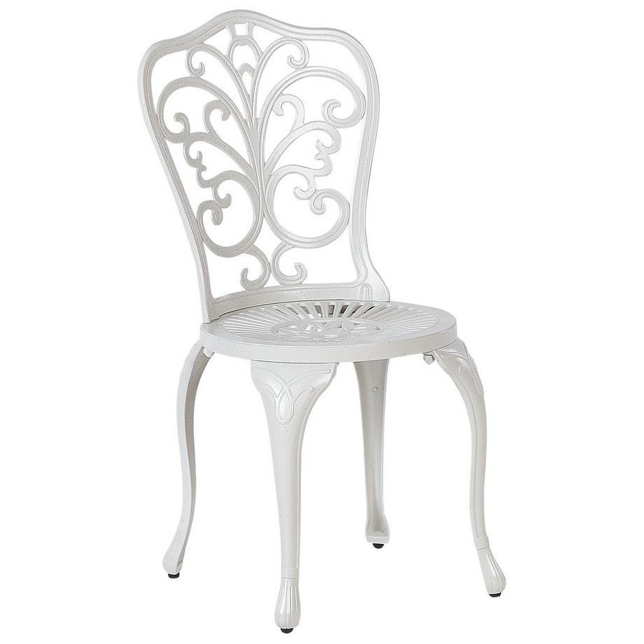Beliani Lot de 2 chaises de jardin en Aluminium Rustique TRIORA  