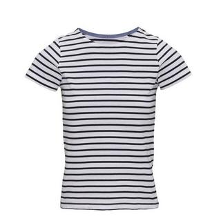 Asquith & Fox Mariniere Kurzarm T-Shirt  