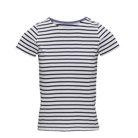 Asquith & Fox Mariniere Kurzarm T-Shirt  