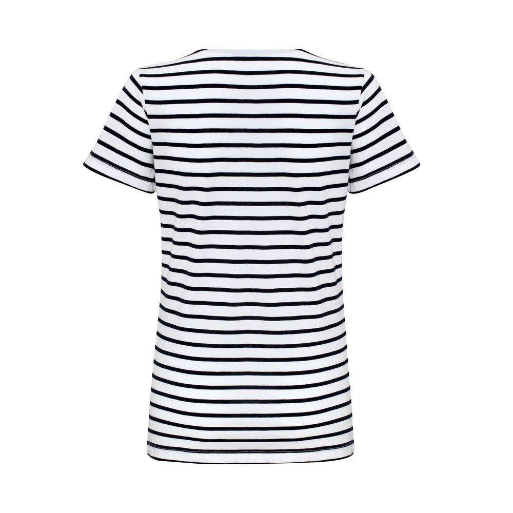Asquith & Fox Mariniere Kurzarm T-Shirt  