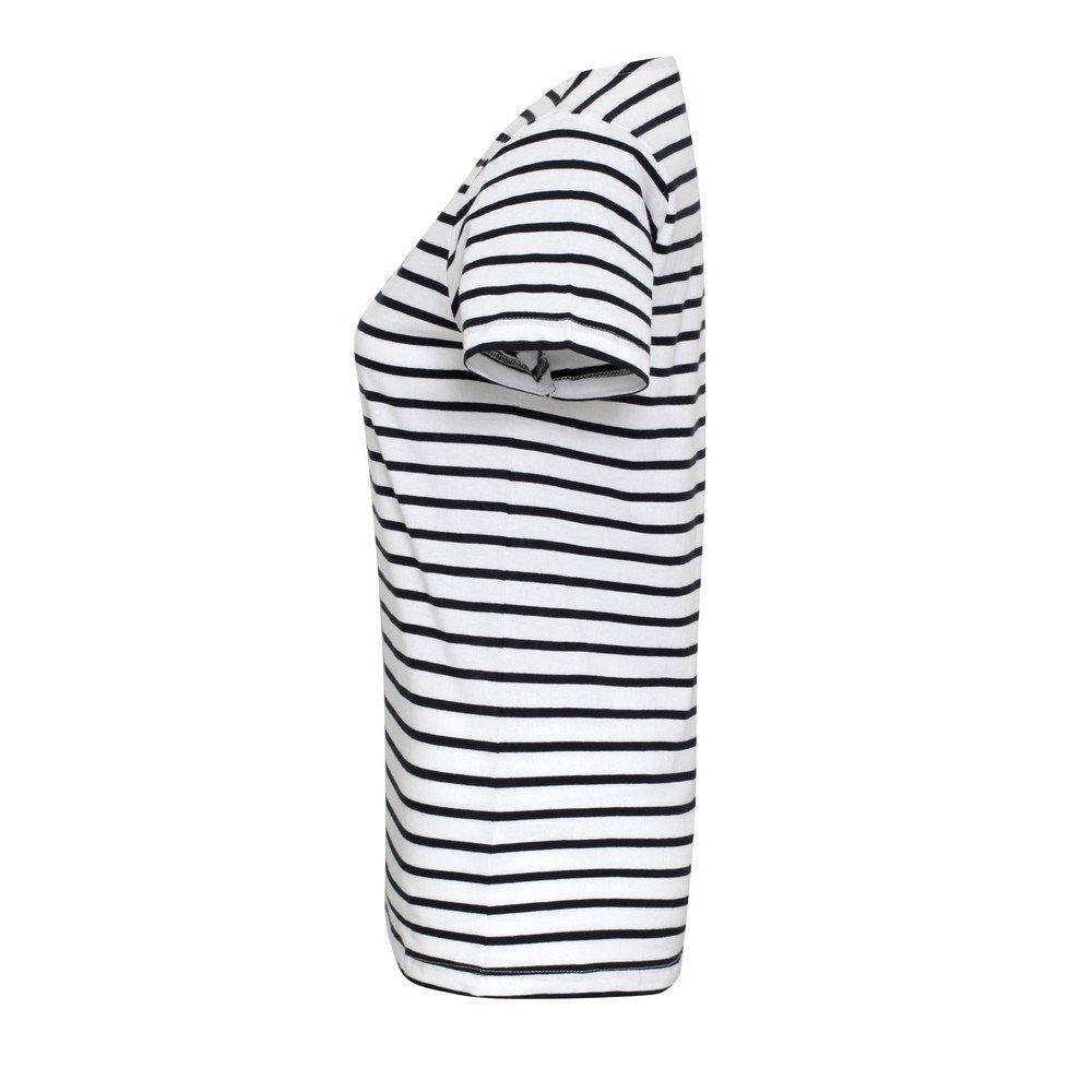 Asquith & Fox Mariniere Kurzarm T-Shirt  