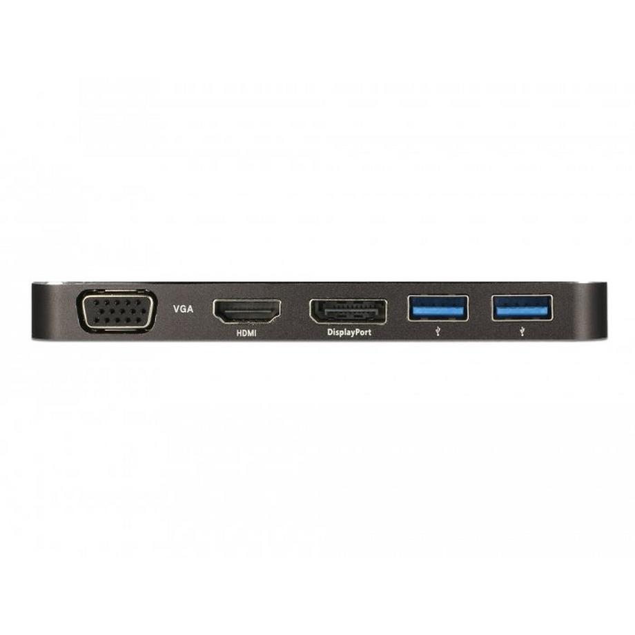 DeLock  87773 station d'accueil Avec fil USB 3.2 Gen 1 (3.1 Gen 1) Type-C Noir 