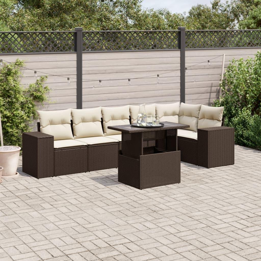 VidaXL Garten sofagarnitur poly-rattan  