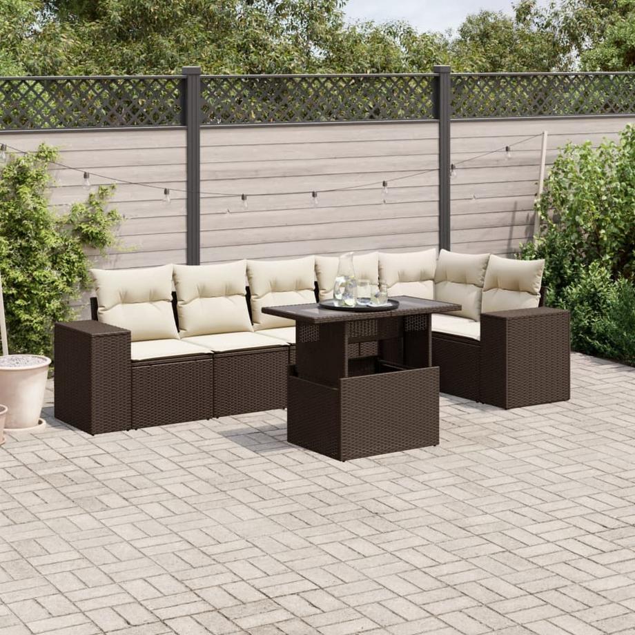 VidaXL Garten sofagarnitur poly-rattan  