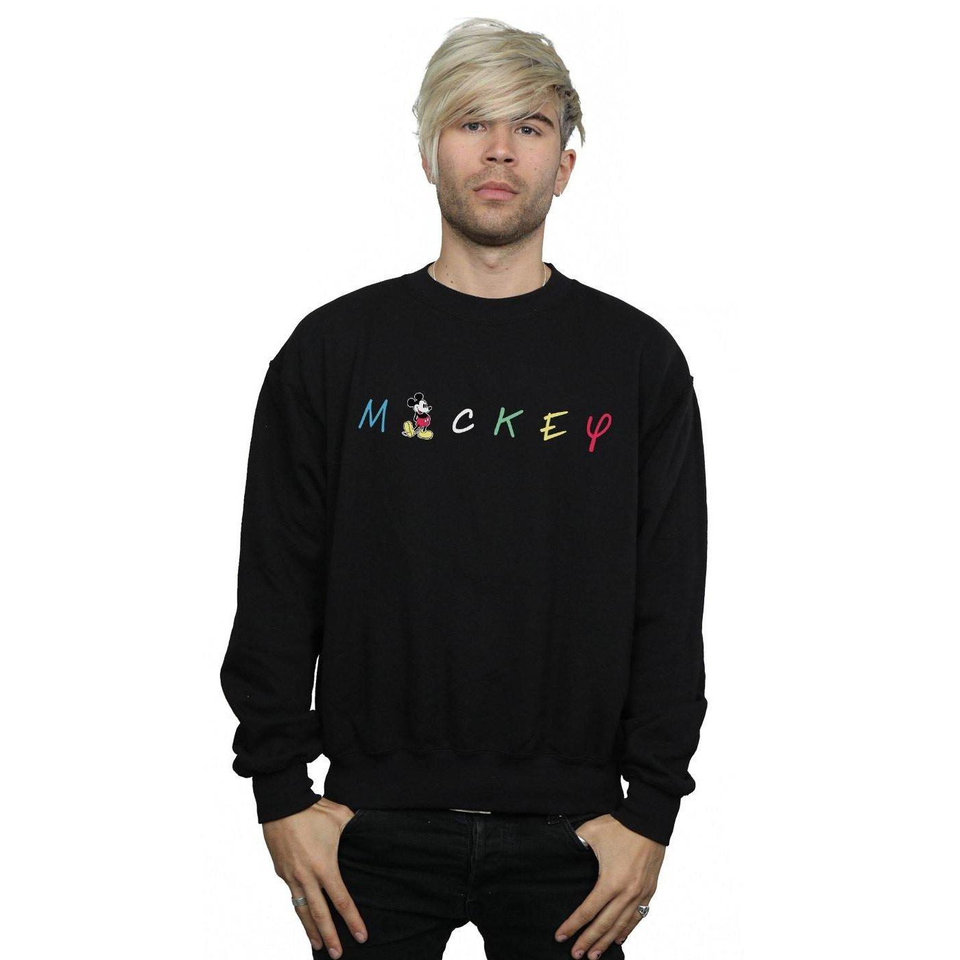 Disney  Mickey Mouse Wording Logo Sweatshirt 