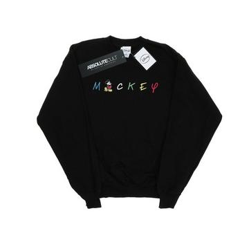 Mickey Mouse Wording Logo Sweatshirt