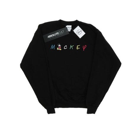 Disney  Mickey Mouse Wording Logo Sweatshirt 