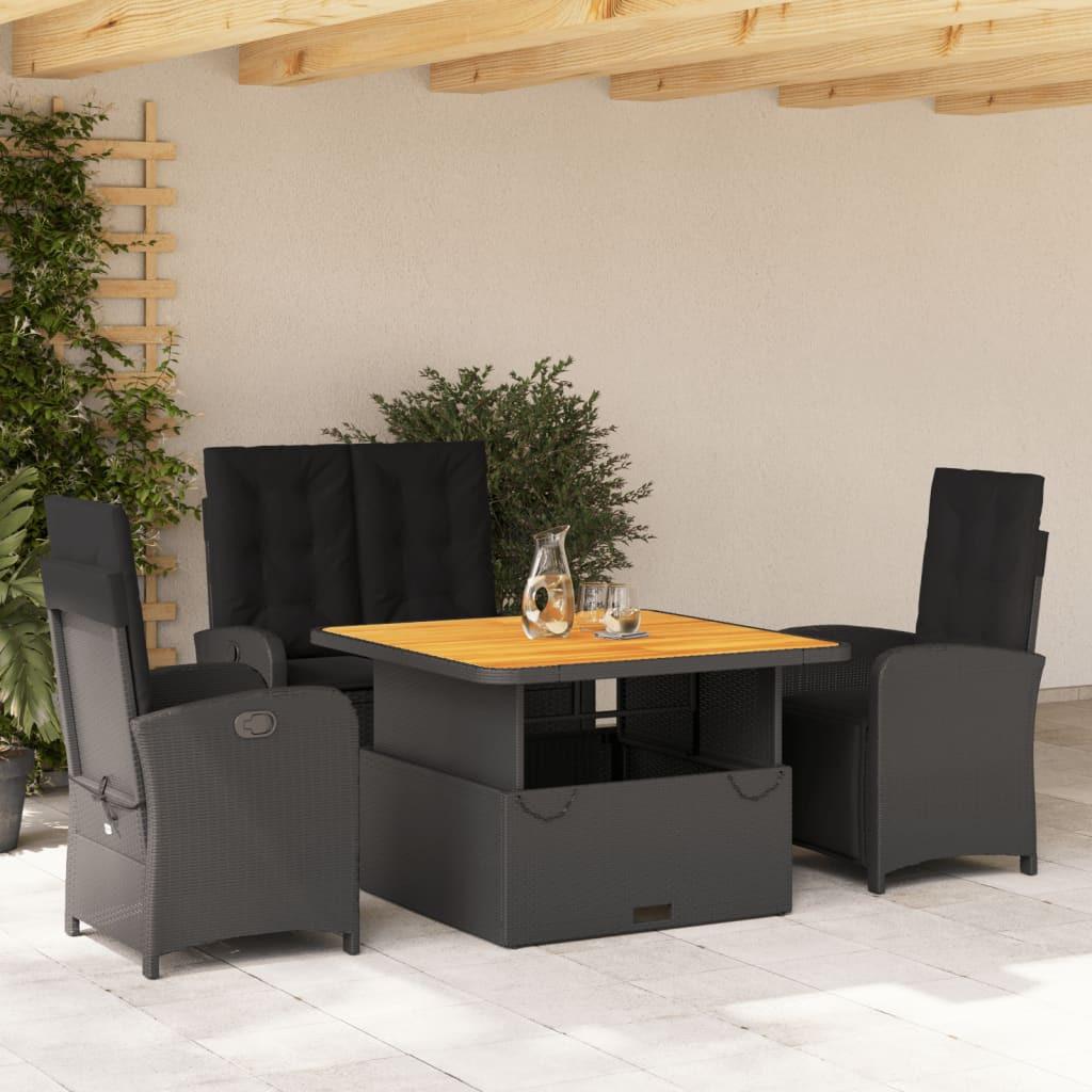 VidaXL Garten essgruppe poly-rattan  