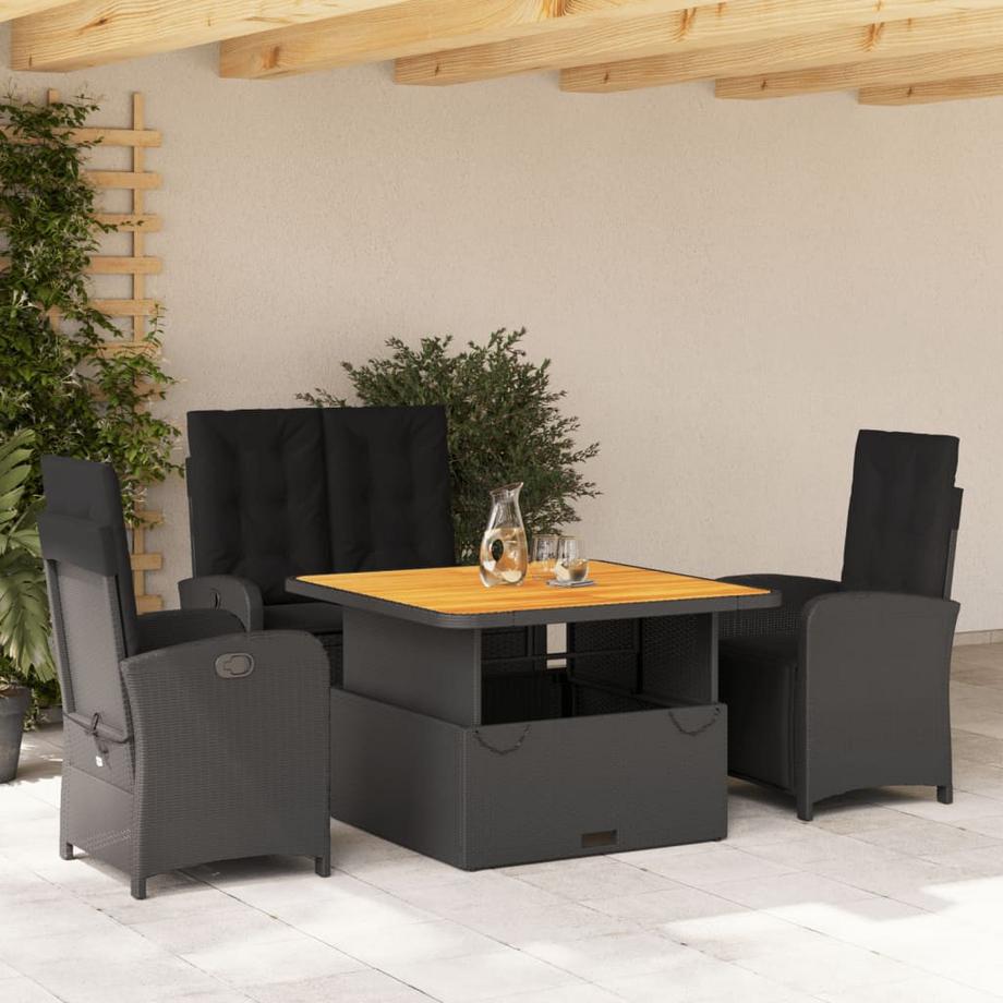 VidaXL Garten essgruppe poly-rattan  