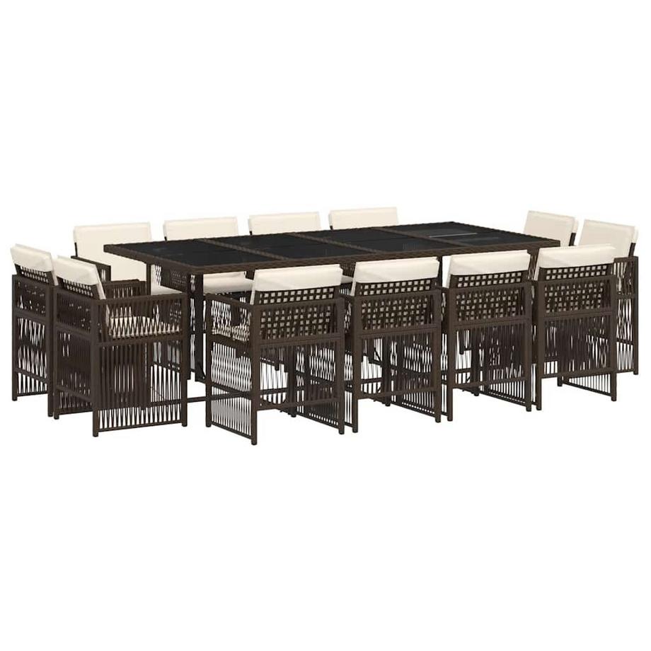 Garten essgruppe poly-rattan