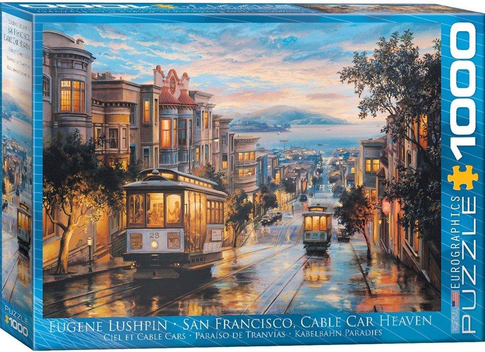 Eurographics  Puzzle Eurographics San Francisco Cable Car Heaven - 1000 pièces 