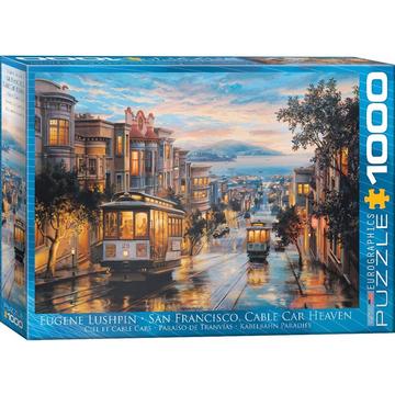 Puzzle Eurographics San Francisco Cable Car Heaven - 1000 pièces