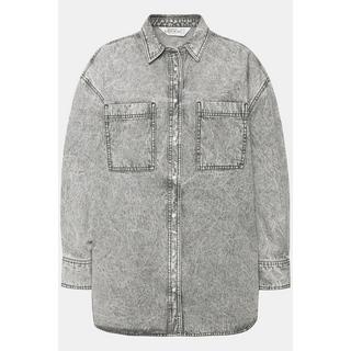 Studio Untold Camicia di jeans oversize look vintage unisex  
