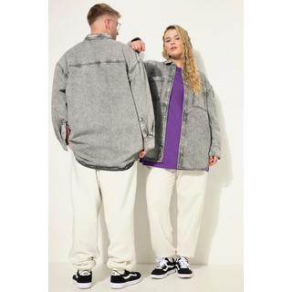 Studio Untold Camicia di jeans oversize look vintage unisex  